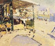 Konstantin Alexeievich Korovin On the Seashore in the Crimea oil painting